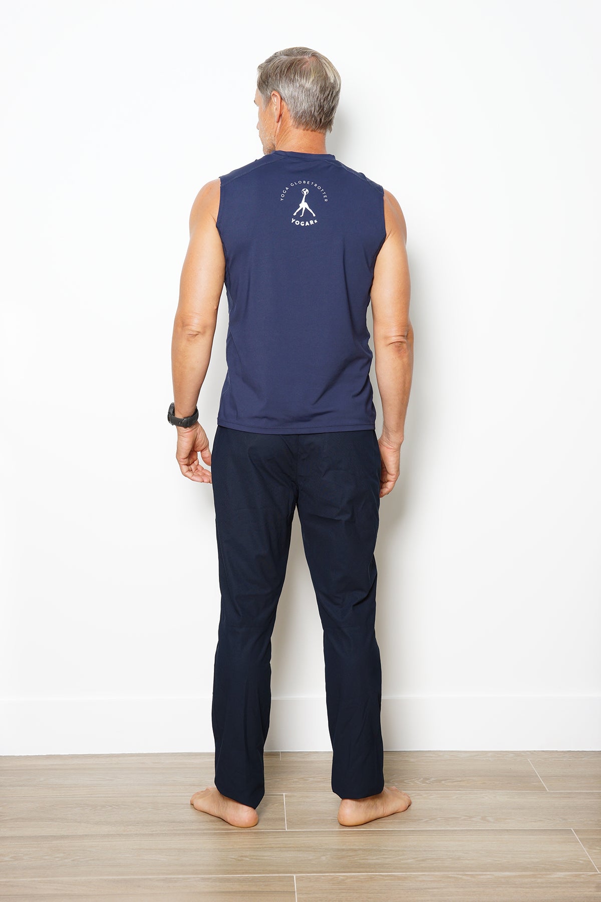 All gender yoga tank navy